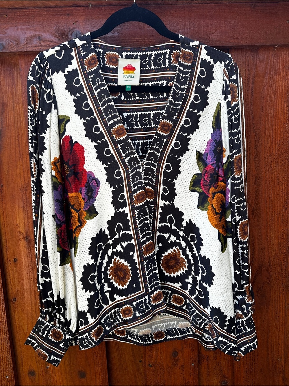 Farm Rio tapestry blouse - Picture 2 of 9